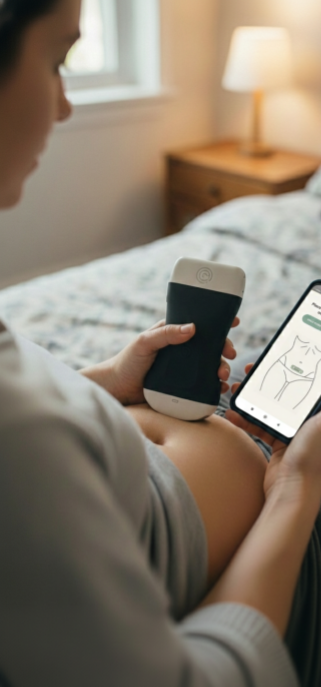 Chealth imaging probe and smartphone app